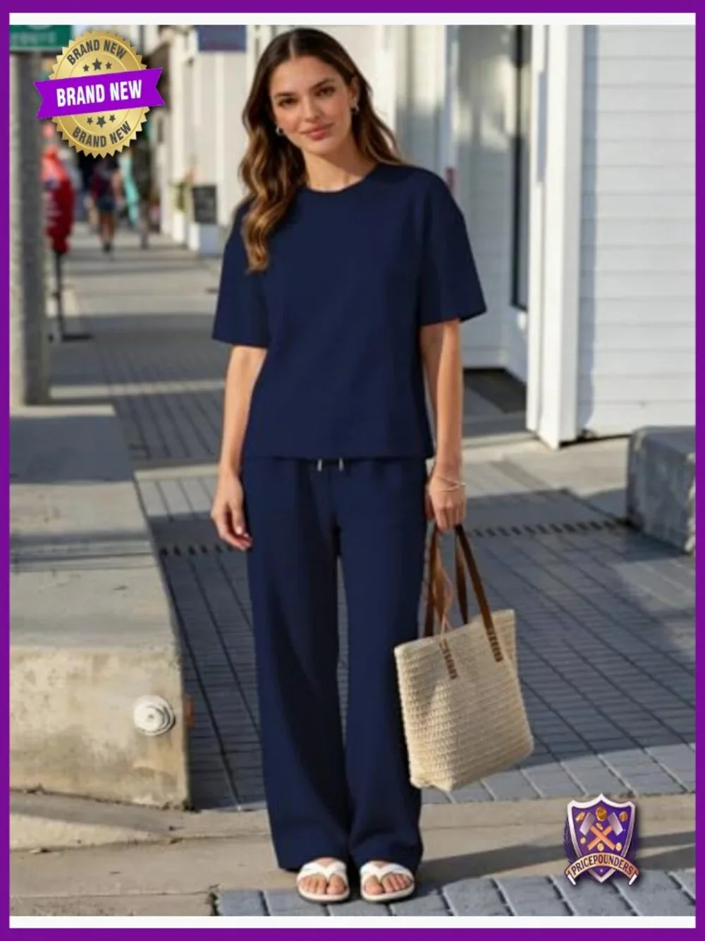 2 Piece Lounge Set Sweatsuit Women's Casual Summer Matching Pants Outfit